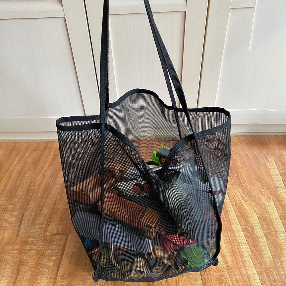 Mesh Beach Bag Lightweight, Br - Tote Bag Beach ulasan dan harga