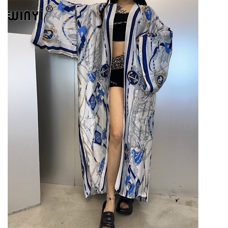 WINYI kimono summer kaftan bea - Cover Up Kaftan ulasan dan harga
