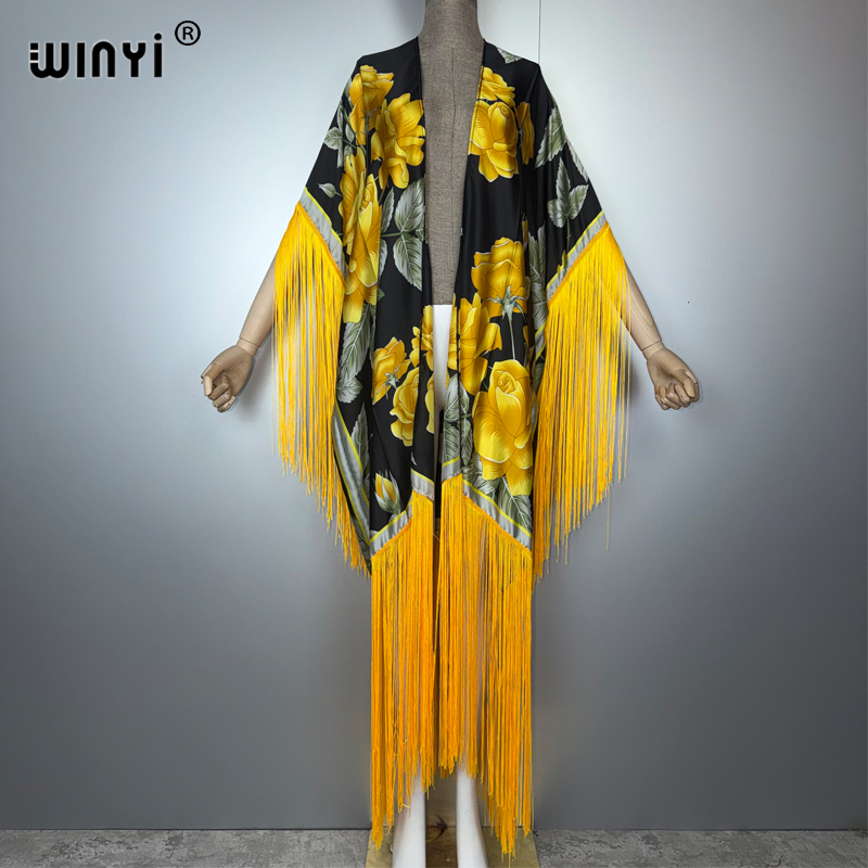 WINYI Africa kimono cover-ups  - Cover Up Kaftan ulasan dan harga