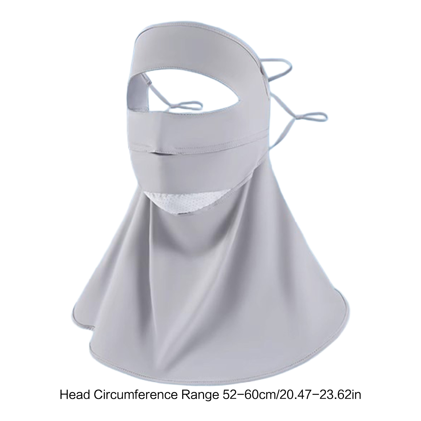 Ice Silk Full Face Sun Protect - Headband Summer Knit ulasan dan harga