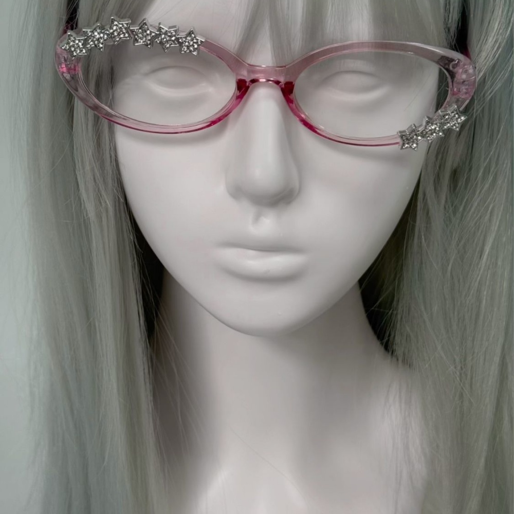 Y2K Star Rhinestone Cat Eye De - Sunglasses Cat Eye ulasan dan harga