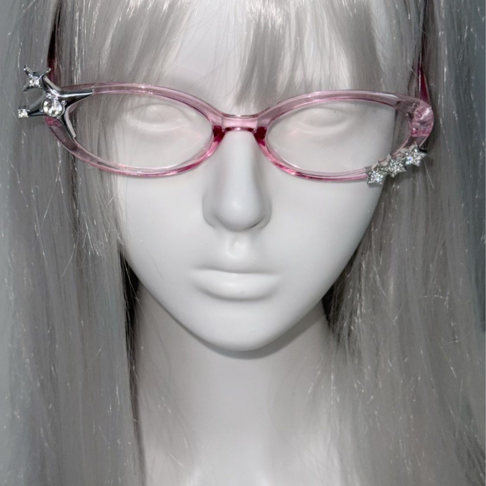 Y2K Star Rhinestone Cat Eye De - Sunglasses Cat Eye ulasan dan harga