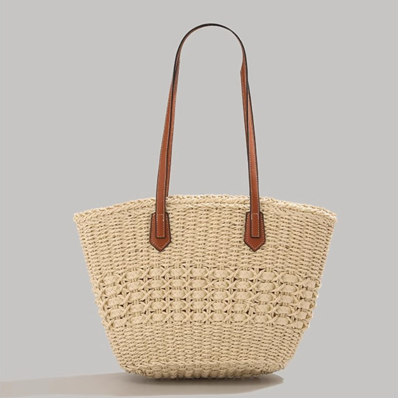 Extra-Large Foldable Straw Tot - Tote Bag Beach ulasan dan harga