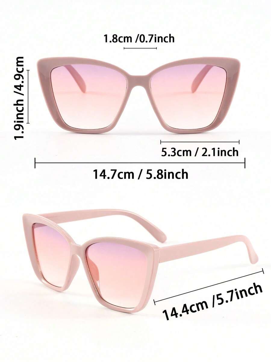 3/4pcs Women Cat Eye Frame Del - Sunglasses Cat Eye ulasan dan harga