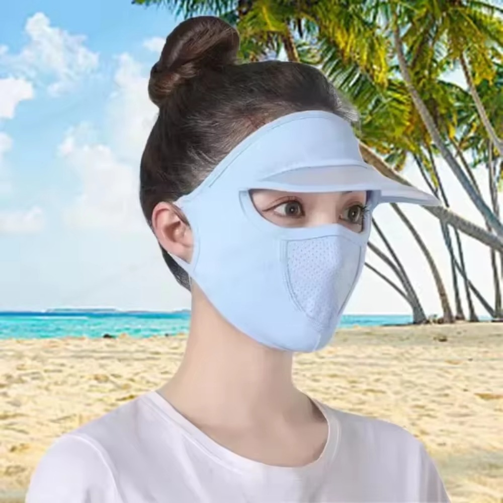 Ice Silk Mask for Outdoor Cycl - Headband Summer Knit ulasan dan harga