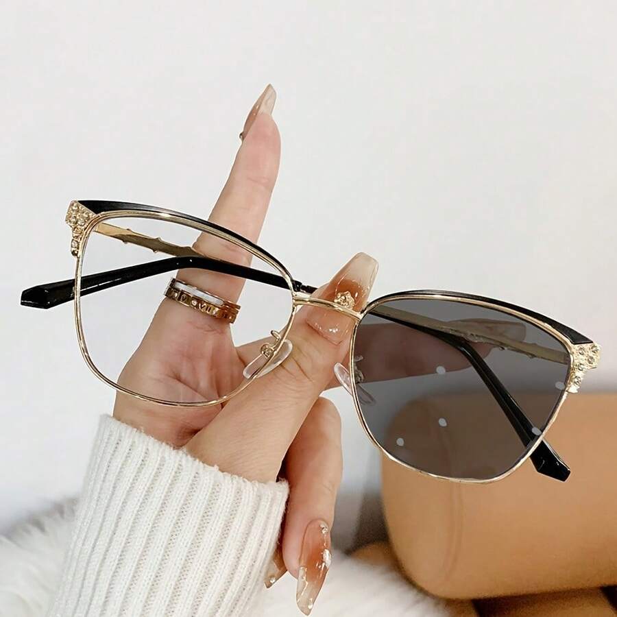 Fashionable Women's Rhinestone - Sunglasses Cat Eye ulasan dan harga