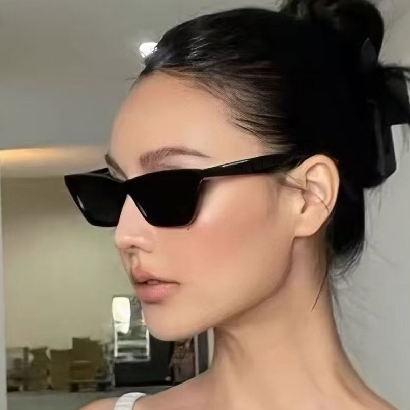New Cat Eye Black Sunglasses W - Sunglasses Cat Eye ulasan dan harga