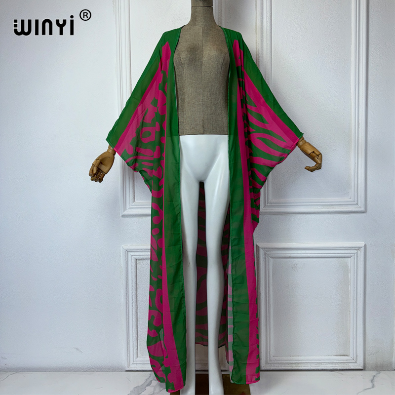 WINYI Africa Bohemia Print Kim - Cover Up Kaftan ulasan dan harga