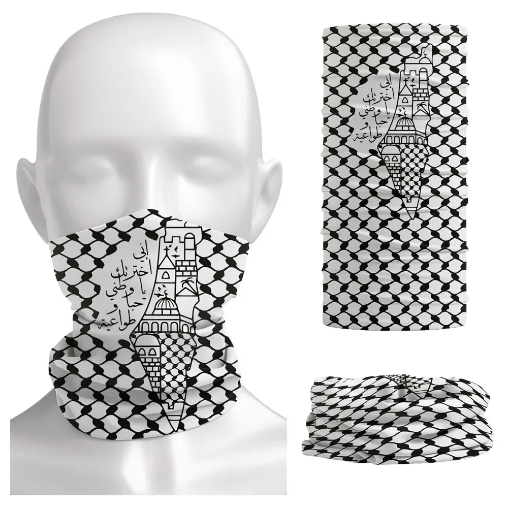 Arabic Calligraphy Bandana Fol - Headband Summer Knit ulasan dan harga